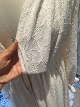 Load image into Gallery viewer, Ready to ship sale gratitude slip and ivory stretchy knit type fabric robe