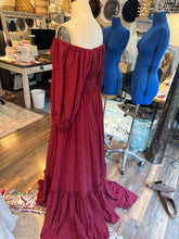 Load image into Gallery viewer, Two dress deal wine ruffle me right up and off white obsess dress sleeveless