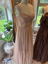 Load image into Gallery viewer, Ready to ship sale two dress deal hey babe dress hand dyed with hand dye poetry lace /floral embellished