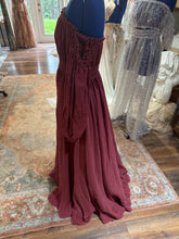 Load image into Gallery viewer, Sale ready to ship berry color cotton you glow girl dress