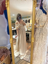 Load image into Gallery viewer, Sale Ready to ship beige crinkle (double layer type) rapture dress