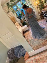 Load image into Gallery viewer, (Blue) Ready to ship flash sale hand dyed blue periwinkle Euphoria dress