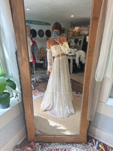 Load image into Gallery viewer, Ready to ship embroidery lace two piece (sheer)