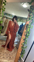 Load image into Gallery viewer, Sale! Wonderment dress rust sheer ready to ship