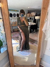 Load image into Gallery viewer, ready to ship two dress deal sale Olive simply two piece and Bring it off white with tulle overlay two piece dress