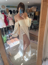 Load image into Gallery viewer, Ready to ship sale creamy ivory oh lover dress linen cotton