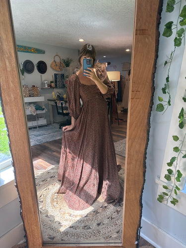 Ready to ship hand dyed cottage corset dress