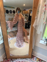 Load image into Gallery viewer, Much love hand dye brown lace ready to ship on sale dress