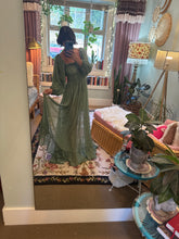 Load image into Gallery viewer, Ready to ship new Kelly green color solid crinkle dress Always and forever with sleeves on sale