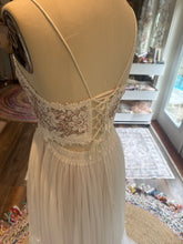 Load image into Gallery viewer, Sample sale one of a kind Cherish Dress with vintage lace bodice ready to ship