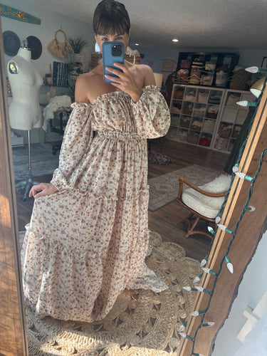 Ready to ship crinkle  print you glow girl dress