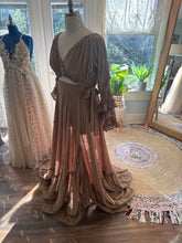 Load image into Gallery viewer, Ready to ship Dreams like these two piece tan brown linen cotton sale
