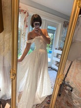 Load image into Gallery viewer, Ready to ship embroidery cotton low corset dress XS-xl