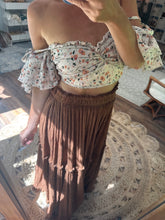 Load image into Gallery viewer, Ready to ship hand dyed two piece with poetry crinkle top