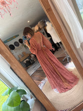 Load image into Gallery viewer, Ready to ship sale mesh soft robe and bodysuit with hand dyed Sonoma lace dress (last one)