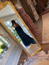 Load image into Gallery viewer, Ready to ship two dress deal teal satin nothing quite two piece Hey Babe two piece floral lace with ruffle antique white