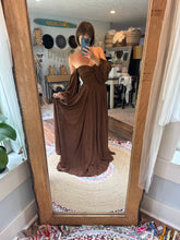 Load image into Gallery viewer, A new day stretchy dark Brown dress sale ready to ship