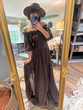 Load image into Gallery viewer, Ready to ship brown Raynie two piece dress