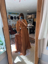 Load image into Gallery viewer, Ready to ship simply two piece in copper soft matte satin reversible top