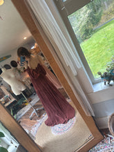 Load image into Gallery viewer, Ready to ship sale hand dye rose brown you glow girl dress
