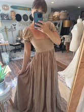 Load image into Gallery viewer, Ready to ship sake oh lover short sleeves tan brown dress