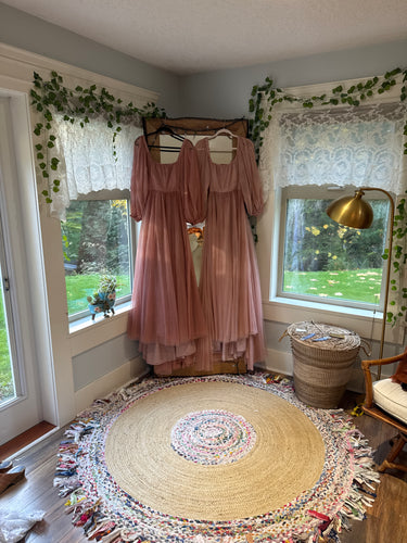 Blush pink Sonoma dress hand dyed (to ship next week)
