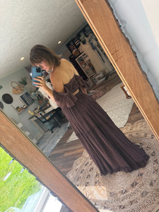 Feel the joy hand dyed two piece dress ready to ship