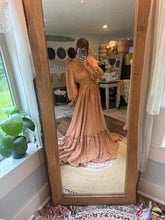 Load image into Gallery viewer, Sale ready to ship ruffle me right up camel brown dress