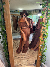 Load image into Gallery viewer, Two piece rust lace ready to ship (sheer) dress