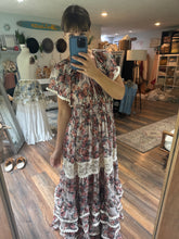 Load image into Gallery viewer, End of summer sale Ready to ship Oh Darling dress in roses print reversible