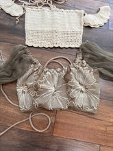 Load image into Gallery viewer, (Three tops wotj a dress) Ready to ship we belong in rose brown cotton flash sale