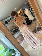 Load image into Gallery viewer, Ready to ship sale two dress deal gratitude slip and robe in beige ivory