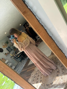 Two dress deal taupe two piece and short prairie hearts ready to ship sale