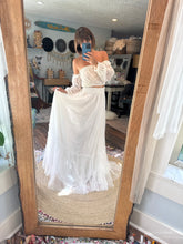 Load image into Gallery viewer, Ready to ship tulle skirt with lining and lace slight sheer top