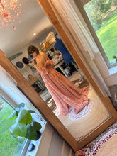 Load image into Gallery viewer, Mystical wonders coral color chiffon two piece dress ready to ship on sale