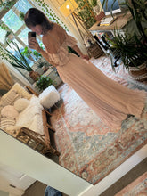 Load image into Gallery viewer, Adorable ready to ship nude blush  Poetry chiffon reclamation dress