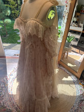Load image into Gallery viewer, One of a kind champagne chiffon print Opaline dress ready to ship