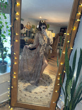 Load image into Gallery viewer, Ready to ship on sale Kara robe blue green floral