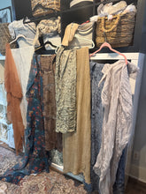 Load image into Gallery viewer, (Package o) bigger pieces ready to ship Box of fabric remnants perfect for baby layering (photo prop)