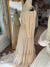 Load image into Gallery viewer, Two dress deal ready to ship cream linen cotton ruffle me up dress and love bird dress white