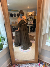 Load image into Gallery viewer, Ready to ship sale olive color chiffon mystical wonders two piece dress
