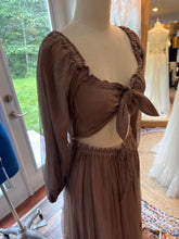 Load image into Gallery viewer, Ready to ship bring it two piece cotton with soft tulle overlay hand dyed dress
