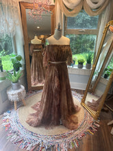 Load image into Gallery viewer, Ready to ship on sale poetry skirt and mystical wonders top in vintage lovers print