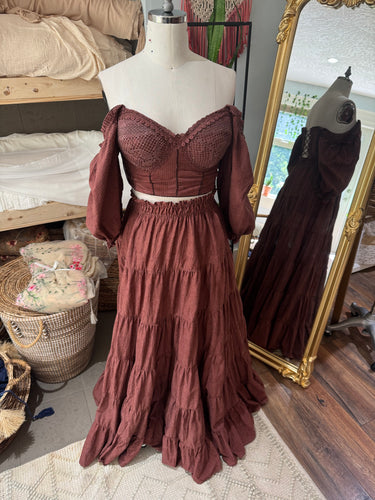 (Preorder) Allow 2-3 weeks - one of a kind two piece hand dyed (fits best on larger than B bust)