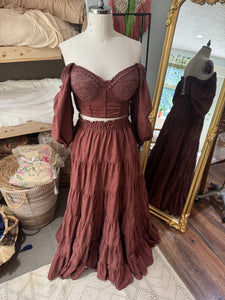 (Preorder) Allow 2-3 weeks - one of a kind two piece hand dyed (fits best on larger than B bust)