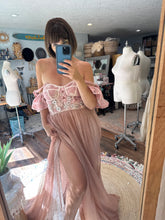 Load image into Gallery viewer, Ready to ship sale customized one of a kind we belong hand dyed with embroidery dress