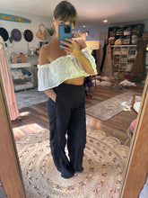 Load image into Gallery viewer, Ready to ship off white ivory show off those shoulders top