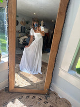 Load image into Gallery viewer, SALE Ready to ship off white oh lover dress in linen cotton