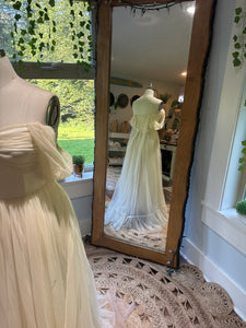 Ready to ship ivory lovebird dress