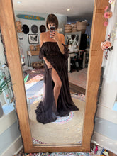 Load image into Gallery viewer, Flash sale New color dark brown charcoal mystical wonders chiffon two piece dress ready to ship